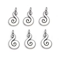 Zinc Alloy Jewelry Pendants, antique silver color plated, Unisex Approx 