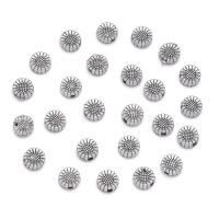 Zinklegierung Blumenperlen, antik silberfarben plattiert, DIY, 5.5mm, ca. 100PCs/Tasche, verkauft von Tasche