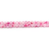 Regenbogen Jade, rund, poliert, DIY, Rosa, 10mm, ca. 38PCs/Strang, verkauft von Strang