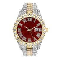 Women Wrist Watch, Zinc Alloy, with Glass, Chinese movement, plated, waterproofless & Unisex & with rhinestone 