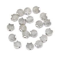 Zinklegierung Schmuckperlen, Schale, antik silberfarben plattiert, DIY, 8.72mm, ca. 100PCs/Tasche, verkauft von Tasche