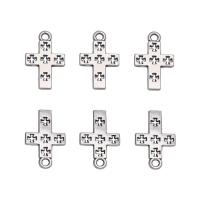 Zinc Alloy Cross Pendants, antique silver color plated, Unisex & hollow Approx 