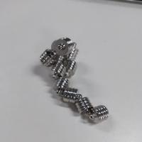 Brass Magnetic Clasp, platinum color plated, original color 