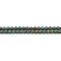 Cloisonne Stone Beads, Round, polished, DIY green Approx 38 cm 