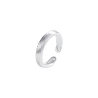 Plata de ley 925 Anillo de dedo Cuff, chapado en color de platina, Ajustable & para mujer, Vendido por UD