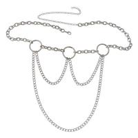 Zinc Alloy Waist Chain, patchwork & for woman 33mm cm, 22 cm, 52 cm 