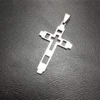 Zinc Alloy Cross Pendants, 304 Stainless Steel, Unisex 