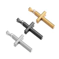 Stainless Steel Cross Pendants, 304 Stainless Steel, DIY 