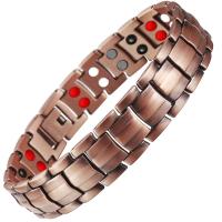 Cobre Pulsera, chapado, diferentes estilos para la opción & para hombre, más colores para la opción, 205mm, Vendido por UD