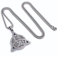 Collier de bijoux de titane, Acier titane, poli, bijoux de mode & styles différents pour le choix & pour homme Environ 23.62 pouce, Vendu par PC