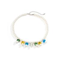 Collier de perles en plastique, perle de plastique, avec chalumeau, avec 2.7inch chaînes de rallonge, champignon, chaîne à billes & pour homme Environ 15.7 pouce, Vendu par PC