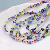 Бусины Millefiori Slice Lampwork, Millefiori Lampwork, DIY & разные стили для выбора, разноцветный, длина:Приблизительно 14.96 дюймовый, продается Strand