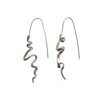 Zinc Alloy Drop Earring, irregular, plated, fashion jewelry & for woman 