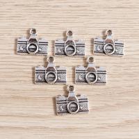 Zinc Alloy Jewelry Pendants, Camera, antique silver color plated, DIY 