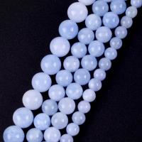 Angelite Beads, Round, DIY blue Approx 37-39 cm 