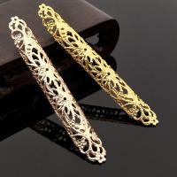 Zinc Alloy Hair Accessories DIY Findings, gold color plated 