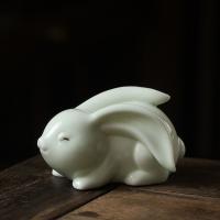 Décoration de porcelaine, lapin, fait à la main, pour la maison et le bureau & durable & styles différents pour le choix, plus de couleurs à choisir, Vendu par PC