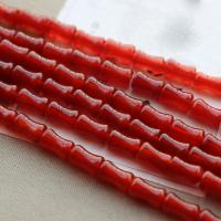 Natural Red Agate Beads, polished, DIY, red cm 