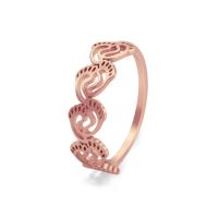 Edelstahl Fingerring, 304 Edelstahl, plattiert, Modeschmuck & unisex & verschiedene Größen vorhanden & hohl, keine, 33x7mmu30011mm, verkauft von PC