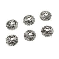 Zinc Alloy Bead Caps, antique silver color plated, DIY, 10mm, Approx 