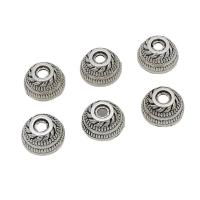 Zinc Alloy Bead Caps, antique silver color plated, DIY, 15mm, Approx 