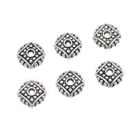 Zinc Alloy Bead Caps, antique silver color plated, DIY, 8mm, Approx 