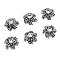 Zink Legierung Perlenkappen, Zinklegierung, Blume, antik silberfarben plattiert, DIY, 11mm, ca. 200PCs/Tasche, verkauft von Tasche