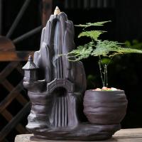 Incense Smoke Flow Backflow Holder Ceramic Incense Burner, Porcelain, handmade, for home and office & durable 