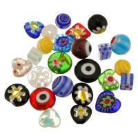 Lampwork Beads, random style & DIY & mixed, Random Color, 6*6*6.5mm-12*12*4mm 