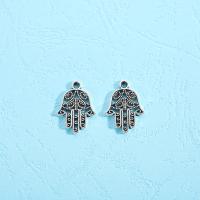 Zinc Alloy Hand Pendants, antique silver color plated, Unisex & hollow Approx 