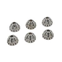 Zinc Alloy Bead Caps, antique silver color plated, DIY, 8mm, Approx 