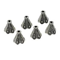 Zink Legierung Perlenkappen, Zinklegierung, Lautsprecher, antik silberfarben plattiert, DIY, 7x8mm, ca. 200PCs/Tasche, verkauft von Tasche