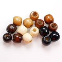 Perles en bois teints, Érable, Seau, DIY & normes différentes pour le choix, plus de couleurs à choisir, Environ Vendu par sac