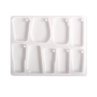 DIY Epoxy Mold Set, Silicone, white 