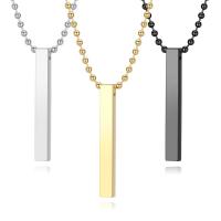 Collier de bijoux de titane, Acier titane, poli, bijoux de mode & unisexe, plus de couleurs à choisir Environ 23.62 pouce, Vendu par brin