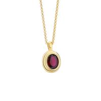 Zircon cubique Micro Pave collier en argent sterling, Argent sterling 925, Placage de couleur d'or, pavé de micro zircon & pour femme, plus de couleurs à choisir Environ 17.7 pouce, Vendu par PC