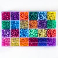 Bijoux Perles en résine, avec plastique, Placage, DIY, couleurs mélangées Vendu par boîte