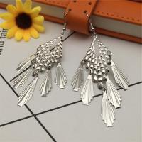 Zinc Alloy Drop Earring, plated, for woman 