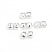 Sterling Silver Spacer Beads, 925 Sterling Silver, polished original color Approx 2.5mm 