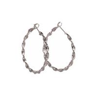 Brass Hoop Earring, plated, fashion jewelry & for woman 