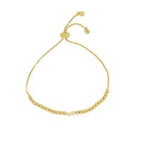 laiton Chaîne de Bracelet, Placage de couleur d'or, bijoux de mode & réglable & styles différents pour le choix & pour femme, jaune impérial AB cm, Vendu par PC