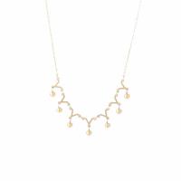 Collier de bijoux de titane, Acier titane, avec 5cm chaînes de rallonge, Lettre V, Placage ionique sous vide, bijoux de mode & pour femme, doré .01 cm, Vendu par PC