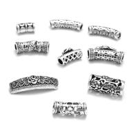 Argent sterling 925 perles tube incurvé, poli, styles différents pour le choix, couleur originale Vendu par PC