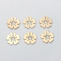 Zinklegierung Blume Anhänger, plattiert, DIY & hohl, keine, 22x21mm, ca. 50PCs/Tasche, verkauft von Tasche