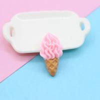 Mobile Phone DIY Decoration, Resin, Ice Cream, epoxy gel 25mm, Approx 