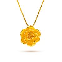 Collier en laiton fait à la main, fleur, Plaqué d'or, bijoux de mode & pour femme, doré cm, Vendu par PC