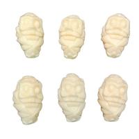 DIY Buddha Beads, Resin, Carved, ivory Approx 