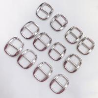 Smooth Buckle, Zinc Alloy, silver color plated, DIY 