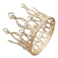 Bridal Tiaras, Zinc Alloy, plated, fashion jewelry & for woman & with rhinestone 