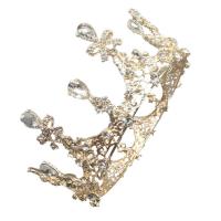 Bridal Tiaras, Zinc Alloy, plated, fashion jewelry & for woman & with rhinestone 